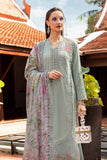 Maria.B MPrints Embroidered Twill Linen Unstitched 3Pc Suit MPT-2802-A
