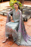 Maria.B MPrints Embroidered Twill Linen Unstitched 3Pc Suit MPT-2802-A