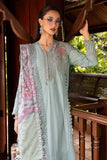 Maria.B MPrints Embroidered Twill Linen Unstitched 3Pc Suit MPT-2802-A