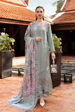 Maria.B MPrints Embroidered Twill Linen Unstitched 3Pc Suit MPT-2802-A