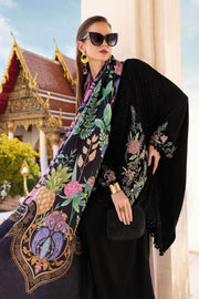 Maria.B MPrints Embroidered Twill Linen Unstitched 3Pc Suit MPT-2802-B