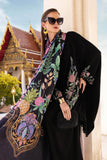 Maria.B MPrints Embroidered Twill Linen Unstitched 3Pc Suit MPT-2802-B