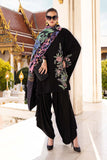 Maria.B MPrints Embroidered Twill Linen Unstitched 3Pc Suit MPT-2802-B