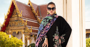 Maria.B MPrints Embroidered Twill Linen Unstitched 3Pc Suit MPT-2802-B