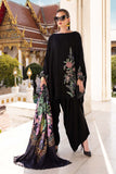 Maria.B MPrints Embroidered Twill Linen Unstitched 3Pc Suit MPT-2802-B