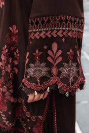 Maria.B MPrints Embroidered Twill Linen Unstitched 3Pc Suit MPT-2804-A