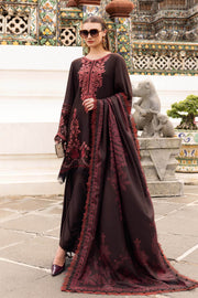 Maria.B MPrints Embroidered Twill Linen Unstitched 3Pc Suit MPT-2804-A