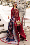 Maria.B MPrints Embroidered Twill Linen Unstitched 3Pc Suit MPT-2805-A