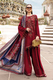 Maria.B MPrints Embroidered Twill Linen Unstitched 3Pc Suit MPT-2805-A