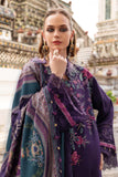 Maria.B MPrints Embroidered Twill Linen Unstitched 3Pc Suit MPT-2805-B