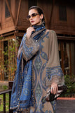 Maria.B MPrints Embroidered Twill Linen Unstitched 3Pc Suit MPT-2806-A