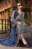 Maria.B MPrints Embroidered Twill Linen Unstitched 3Pc Suit MPT-2806-A