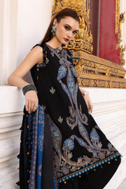 Maria.B MPrints Embroidered Twill Linen Unstitched 3Pc Suit MPT-2806-B