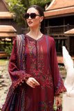 Maria.B MPrints Embroidered Twill Linen Unstitched 3Pc Suit MPT-2807-A