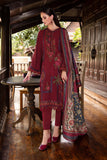 Maria.B MPrints Embroidered Twill Linen Unstitched 3Pc Suit MPT-2807-A