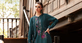 Maria.B MPrints Embroidered Twill Linen Unstitched 3Pc Suit MPT-2807-B