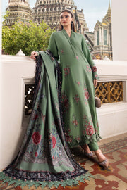 Maria.B MPrints Embroidered Twill Linen Unstitched 3Pc Suit MPT-2808-A