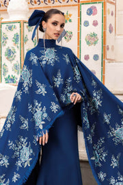 Maria.B MPrints Embroidered Twill Linen Unstitched 3Pc Suit MPT-2808-B