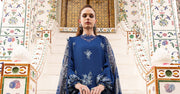 Maria.B MPrints Embroidered Twill Linen Unstitched 3Pc Suit MPT-2808-B