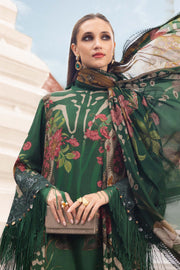 Maria.B MPrints Embroidered Linen Unstitched 3Pc Suit MPT-2810-A