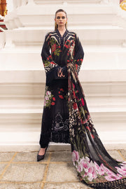 Maria.B MPrints Embroidered Linen Unstitched 3Pc Suit MPT-2810-B