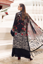 Maria.B MPrints Embroidered Linen Unstitched 3Pc Suit MPT-2810-B