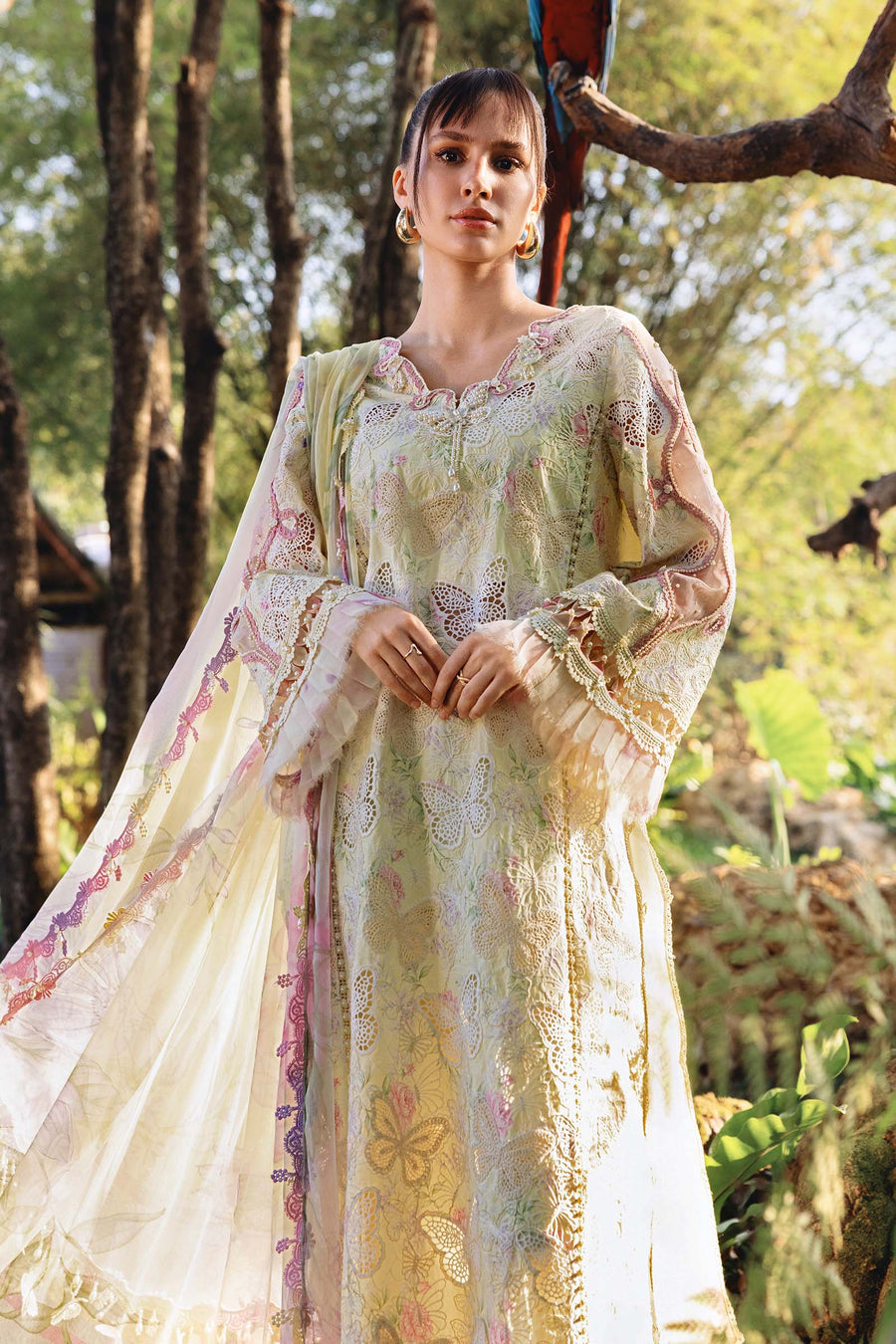 Maria.B MPrints Embroidered Lawn Unstitched 3Pc Suit MPT-2901-B