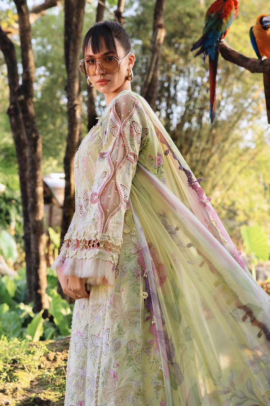 Maria.B MPrints Embroidered Lawn Unstitched 3Pc Suit MPT-2901-B