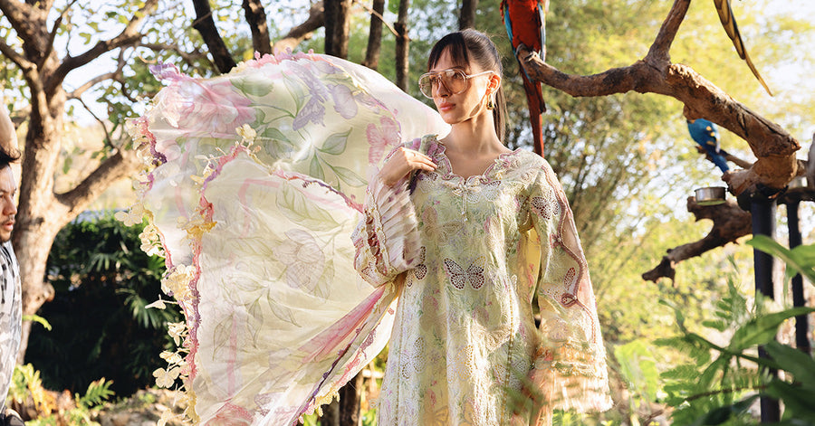 Maria.B MPrints Embroidered Lawn Unstitched 3Pc Suit MPT-2901-B