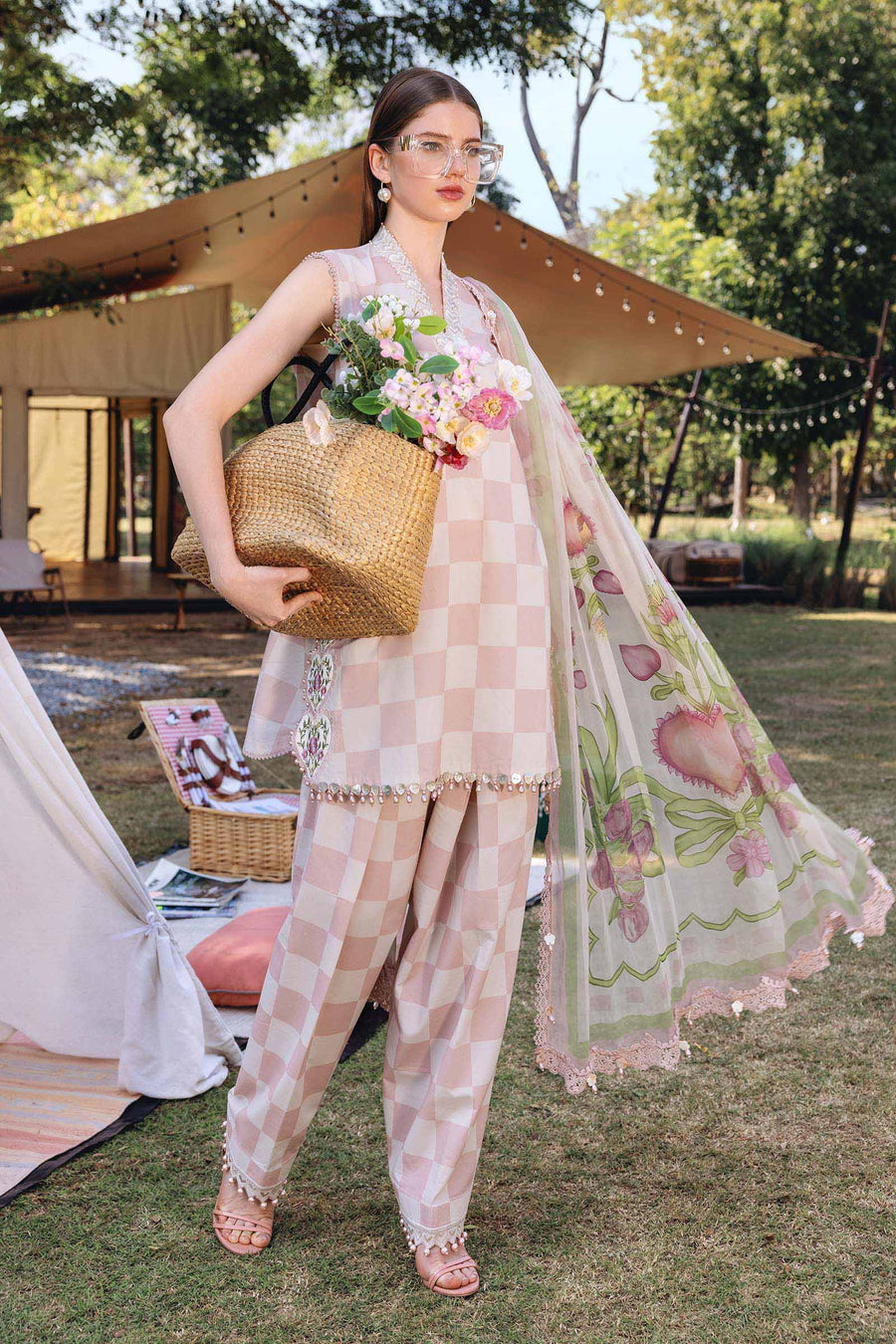 Maria.B MPrints Embroidered Lawn Unstitched 3Pc Suit MPT-2906-A
