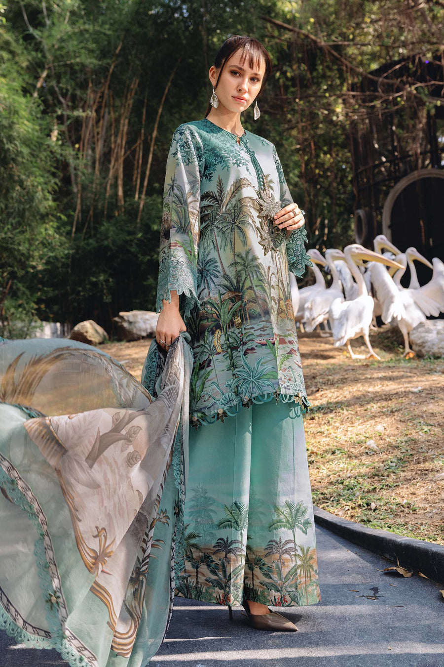 Maria.B MPrints Embroidered Lawn Unstitched 3Pc Suit MPT-2907-A