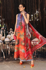 Maria.B MPrints Embroidered Lawn Unstitched 3Pc Suit MPT-2907-B