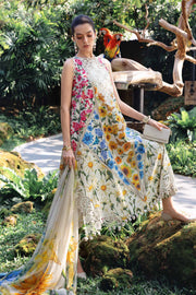Maria.B MPrints Embroidered Lawn Unstitched 3Pc Suit MPT-2910-A