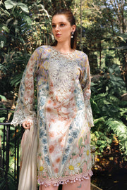Maria.B MPrints Embroidered Lawn Unstitched 3Pc Suit MPT-2910-B