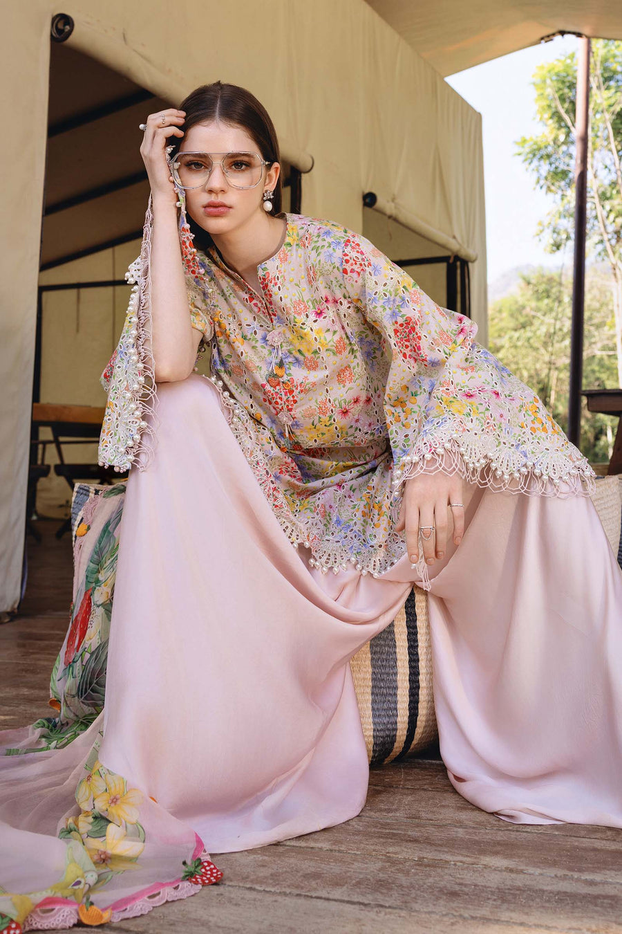 Maria.B MPrints Embroidered Lawn Unstitched 3Pc Suit MPT-2914-A