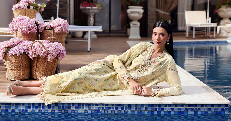 Maria.B MPrints Embroidered Lawn Unstitched 3Pc Suit MPT-3001-A