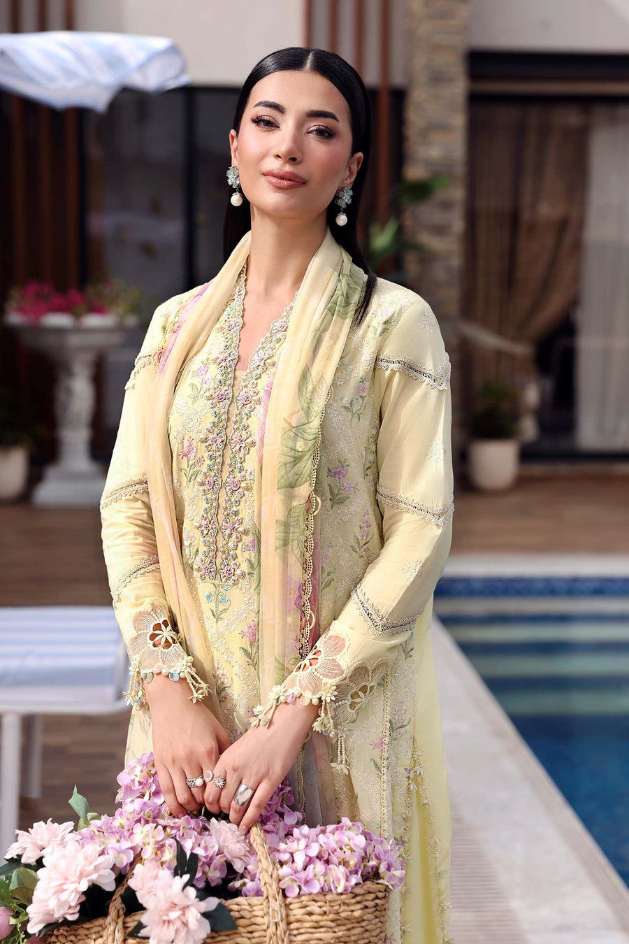Maria.B MPrints Embroidered Lawn Unstitched 3Pc Suit MPT-3001-A