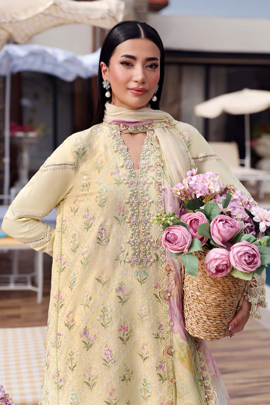 Maria.B MPrints Embroidered Lawn Unstitched 3Pc Suit MPT-3001-A