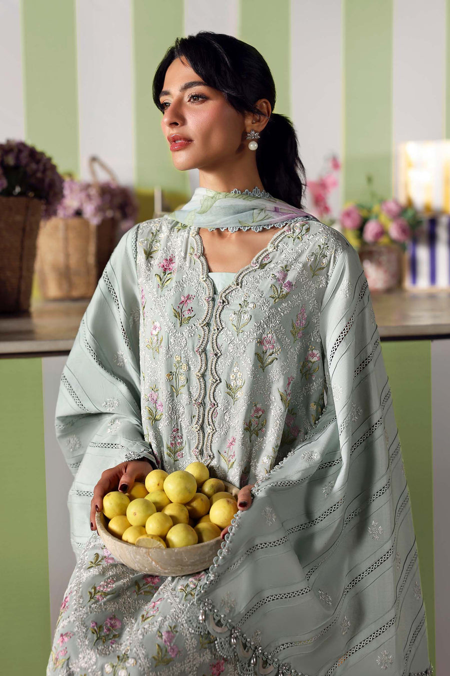Maria.B MPrints Embroidered Lawn Unstitched 3Pc Suit MPT-3001-B