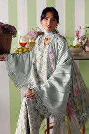 Maria.B MPrints Embroidered Lawn Unstitched 3Pc Suit MPT-3001-B