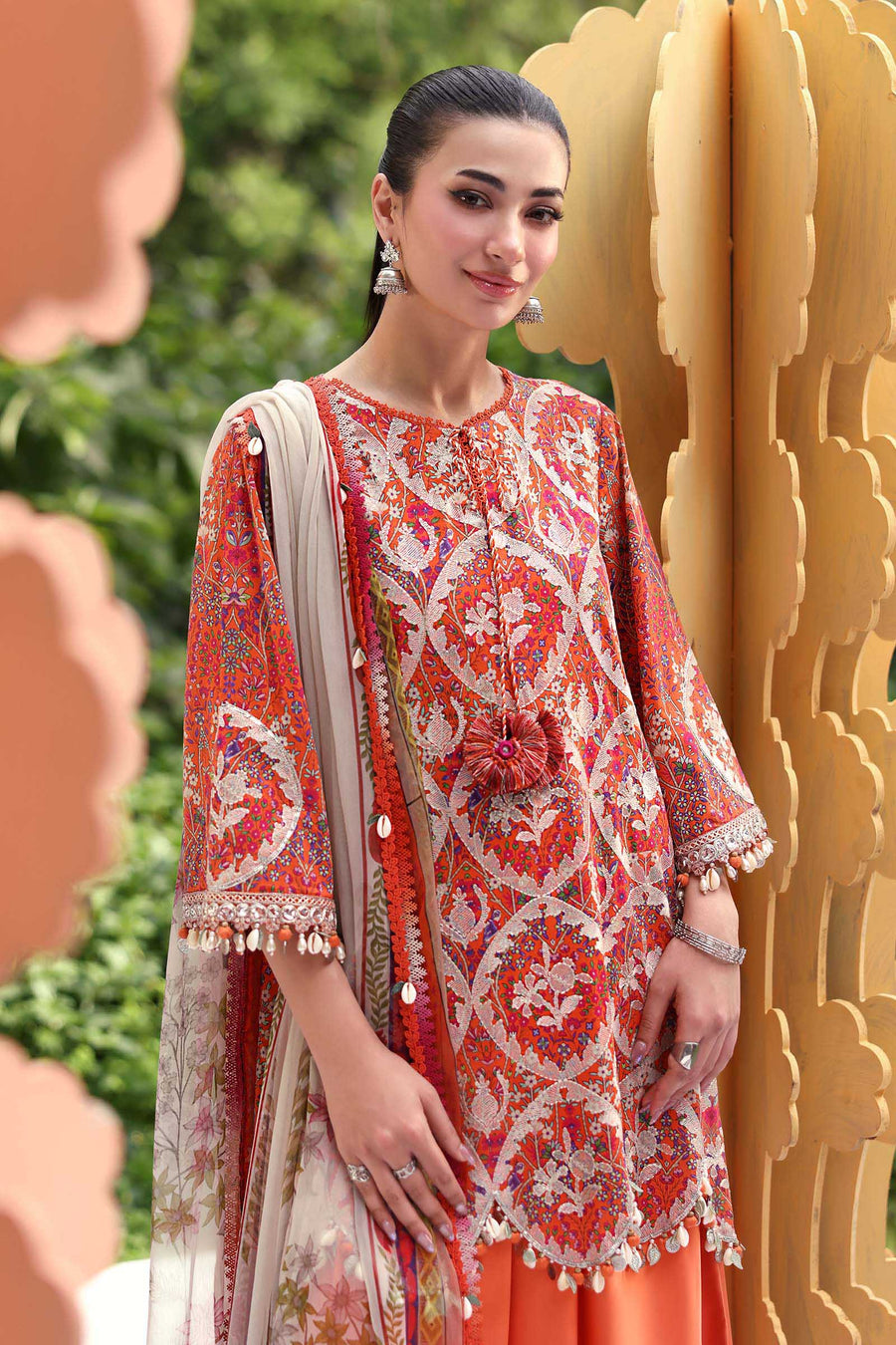 Maria.B MPrints Embroidered Lawn Unstitched 3Pc Suit MPT-3003-A