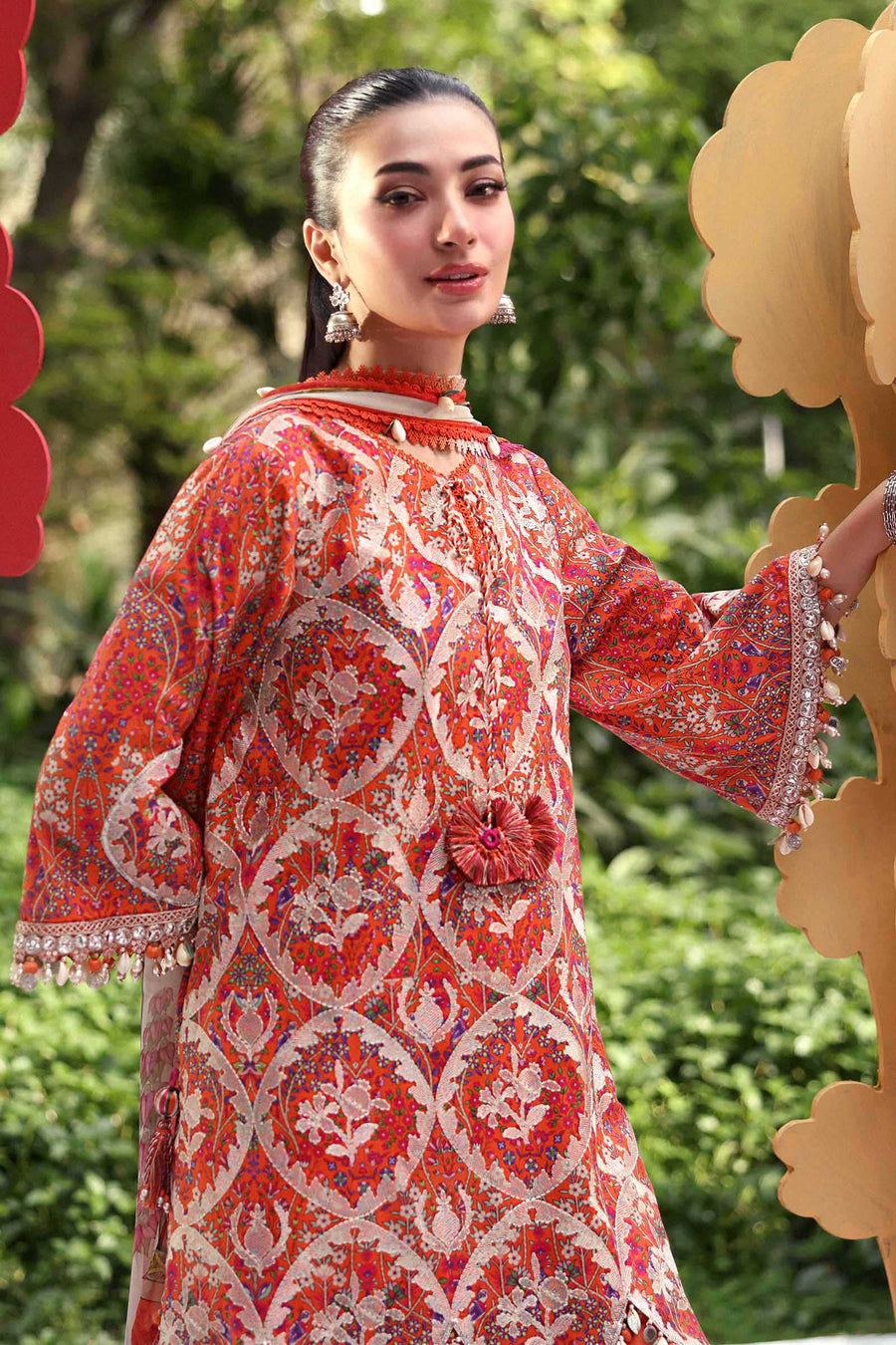 Maria.B MPrints Embroidered Lawn Unstitched 3Pc Suit MPT-3003-A