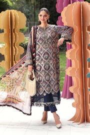 Maria.B MPrints Embroidered Lawn Unstitched 3Pc Suit MPT-3003-B