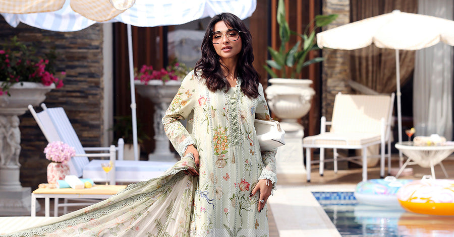Maria.B MPrints Embroidered Lawn Unstitched 3Pc Suit MPT-3004-B