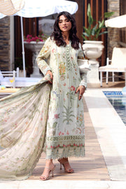 Maria.B MPrints Embroidered Lawn Unstitched 3Pc Suit MPT-3004-B