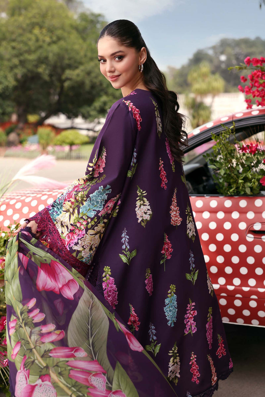 Maria.B MPrints Embroidered Lawn Unstitched 3Pc Suit MPT-3005-A