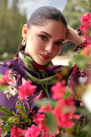 Maria.B MPrints Embroidered Lawn Unstitched 3Pc Suit MPT-3005-A