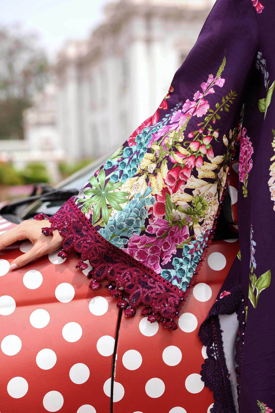 Maria.B MPrints Embroidered Lawn Unstitched 3Pc Suit MPT-3005-A