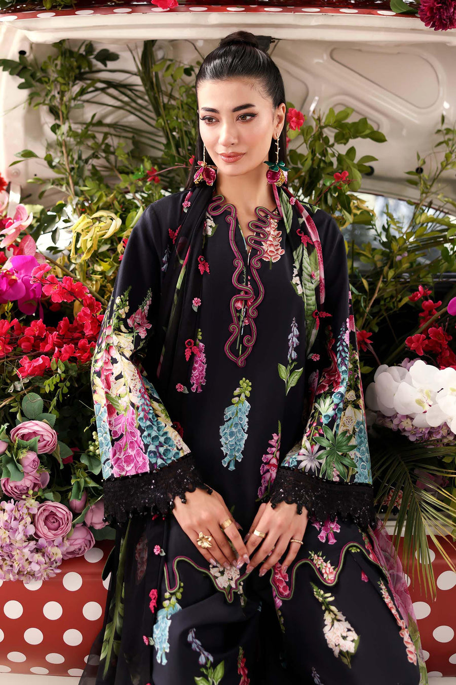 Maria.B MPrints Embroidered Lawn Unstitched 3Pc Suit MPT-3005-B