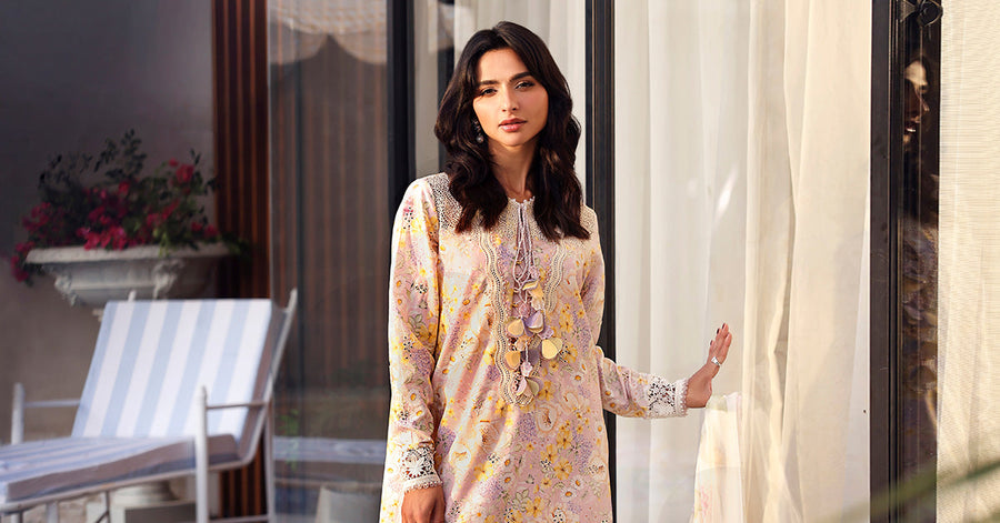 Maria.B MPrints Embroidered Lawn Unstitched 3Pc Suit MPT-3007-B